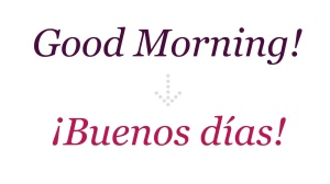 How to say Good Morning in Spanish_espinol