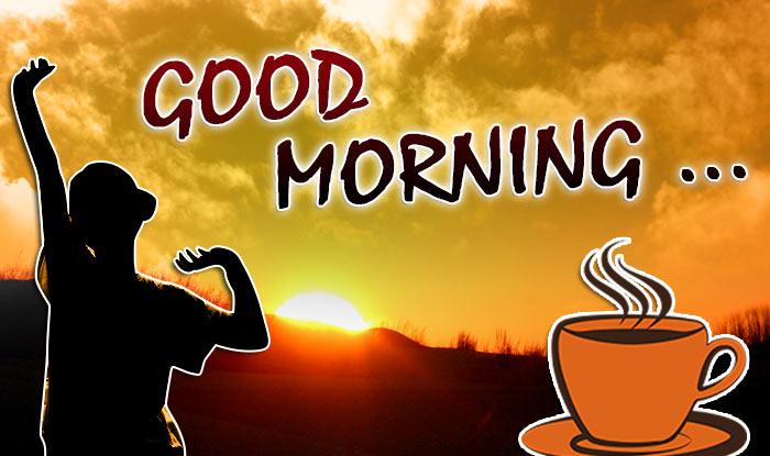 good morning wishes happy messages cup and tea